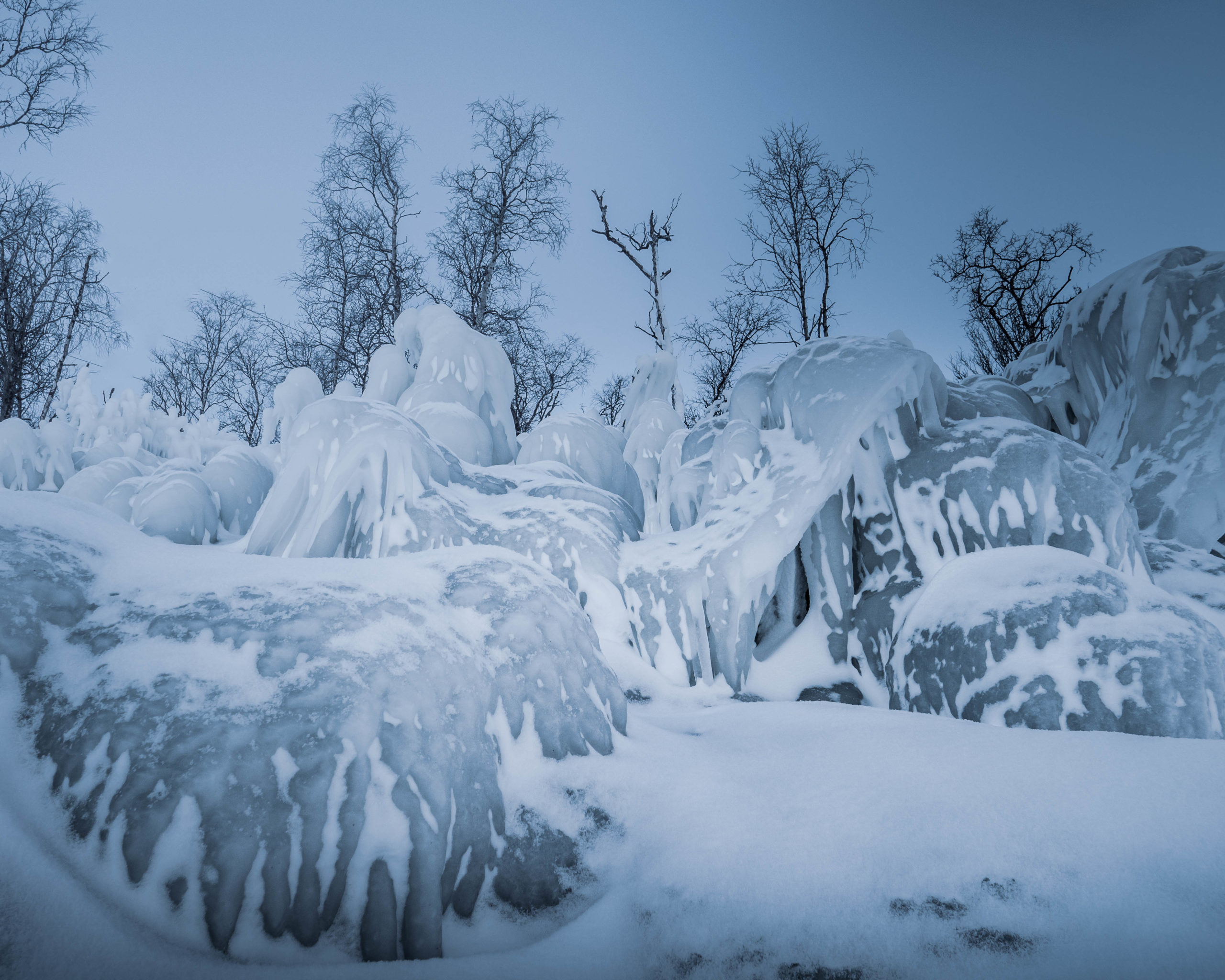 Le froid en laponie
