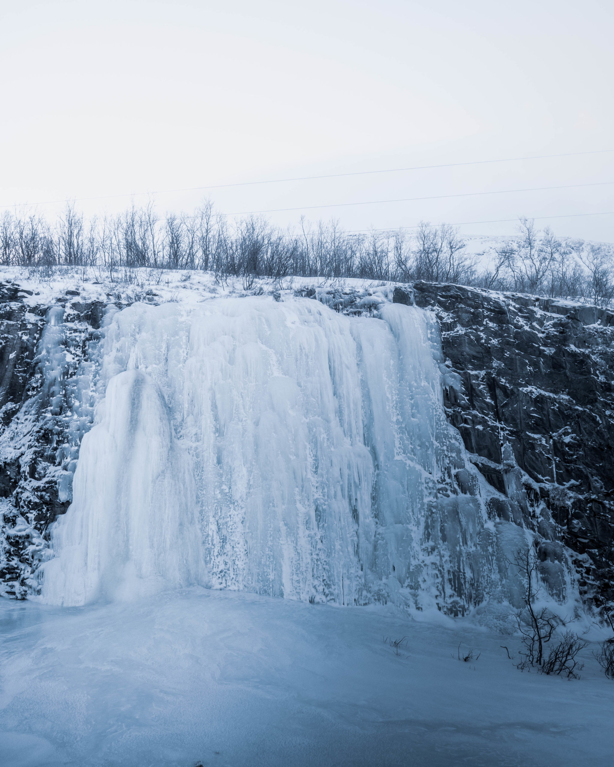 Abisko cascade de glace