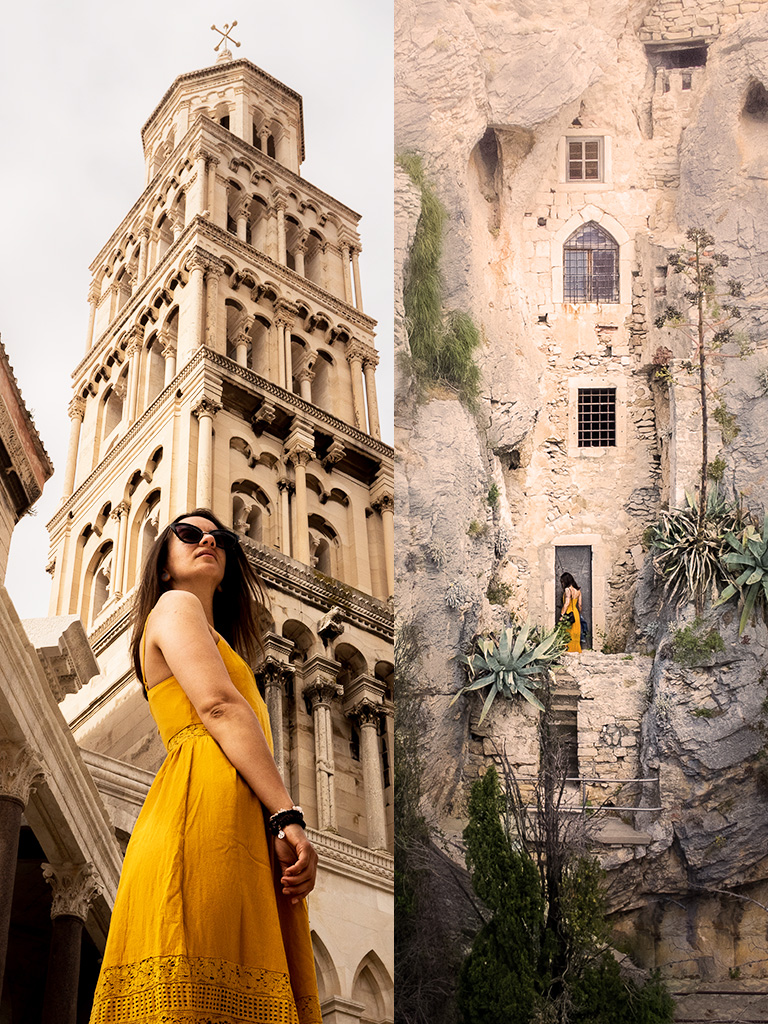 La vieille ville de Split en Croatie