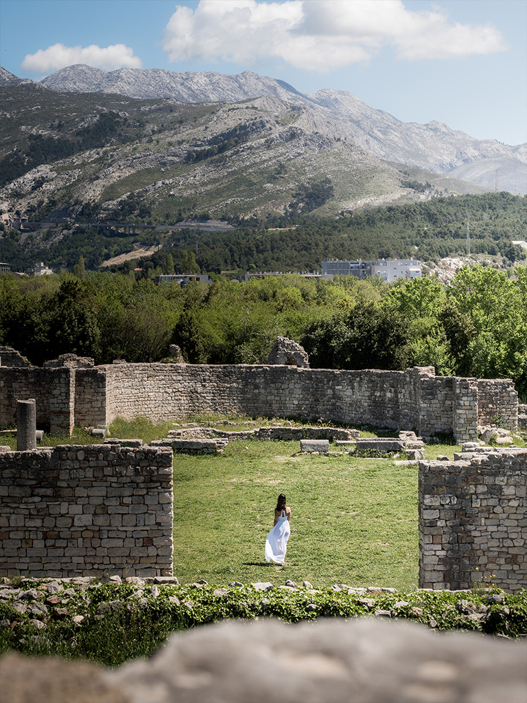 Les ruines de Salona près de Split