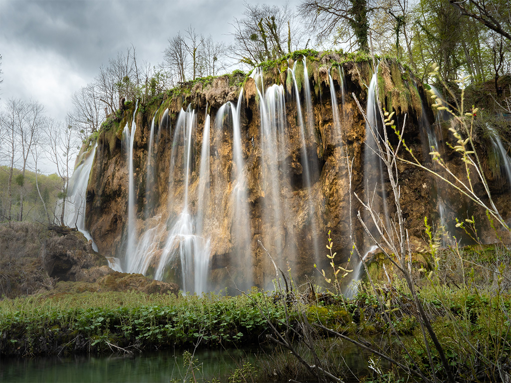 La cascade de Plitvice