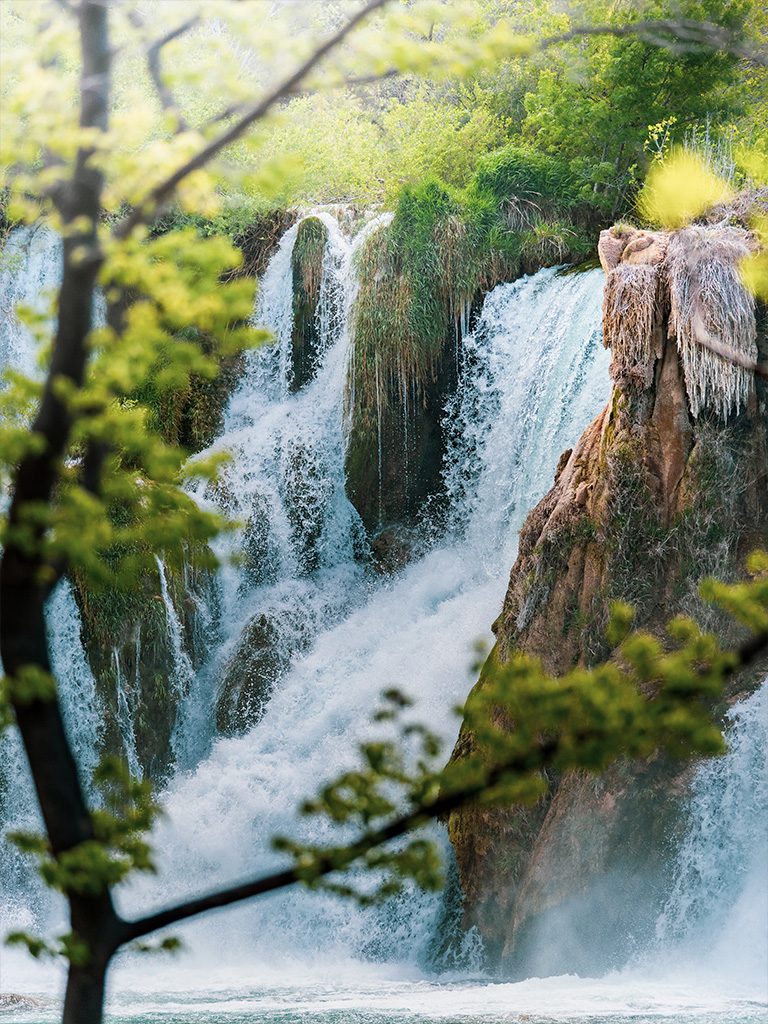 les cascades de krka en croatie