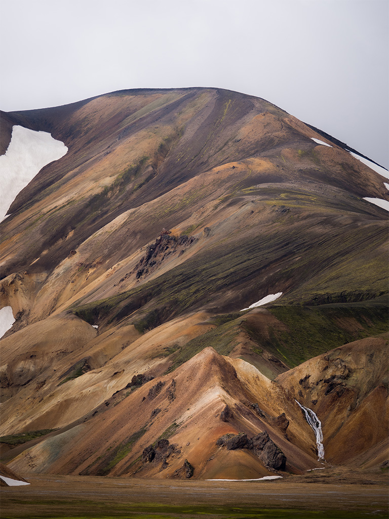 Les couleurs du landmannalaugar en islande