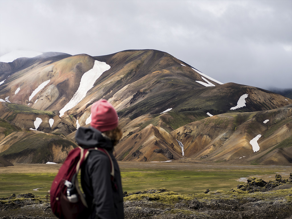 Le paysage coloré du landmannalaugar