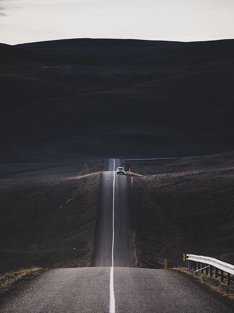 Les routes vers le landmannalaugar