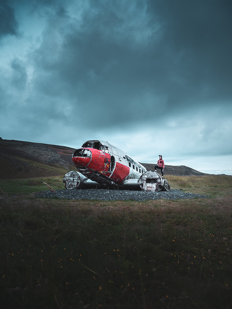 La nouvelle star islandaise, la nouvelle épave d'avion DC-3