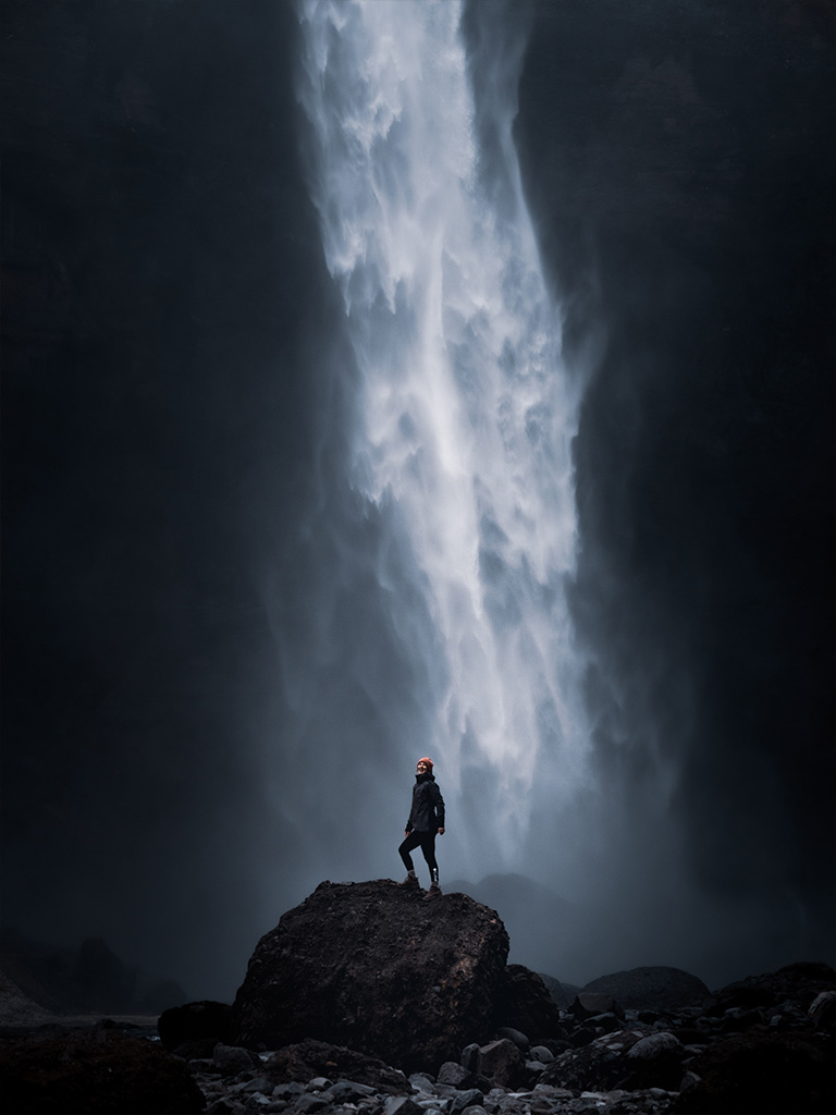 Haifoss et Granni se situe dans les hautes terres, il faut donc un 4x4 pour les atteindre