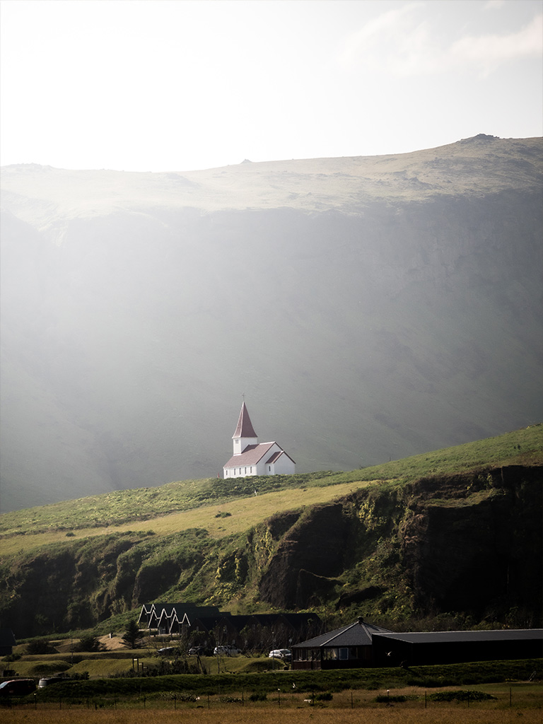 La célèbre église de Vik