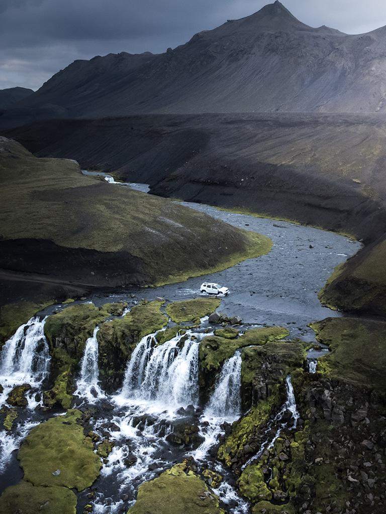 Les hautes terre en Islande