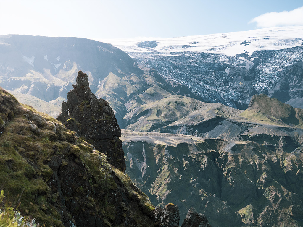 La vallée de Thorsmork en islande