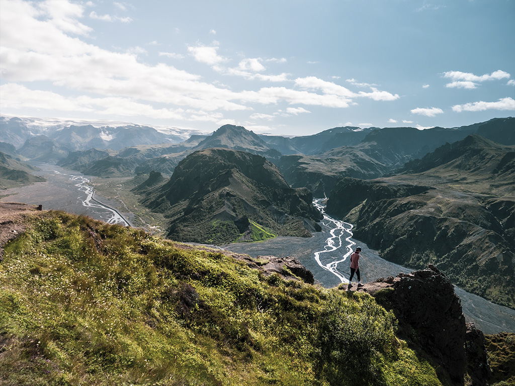 La vallée de Thorsmork en islande