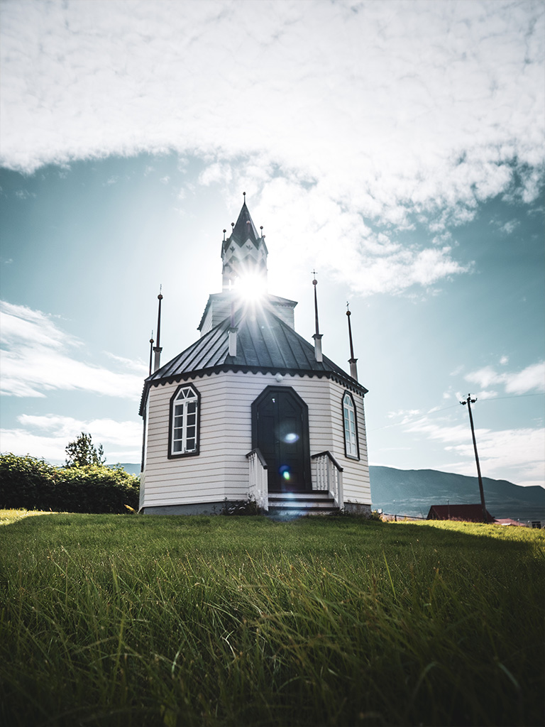Les église inconnues en Islande
