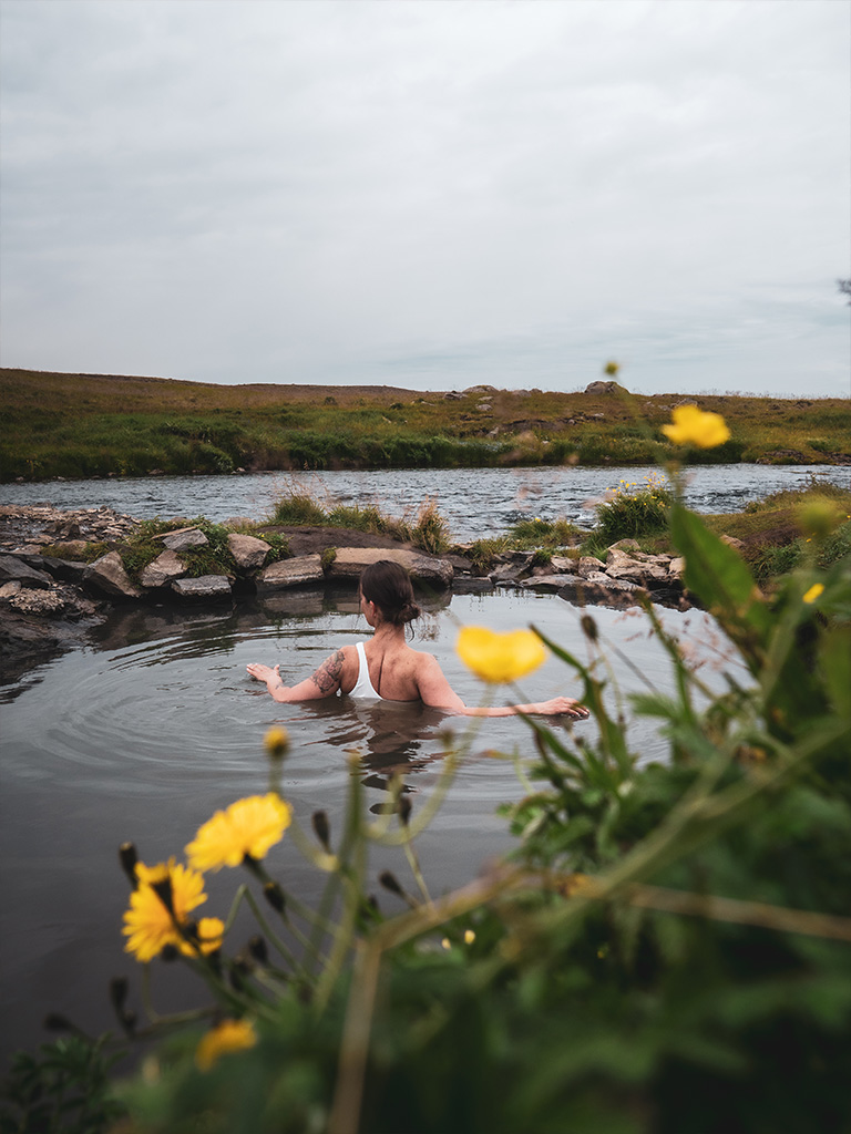 Les sources d'eau chaudes en Islande
