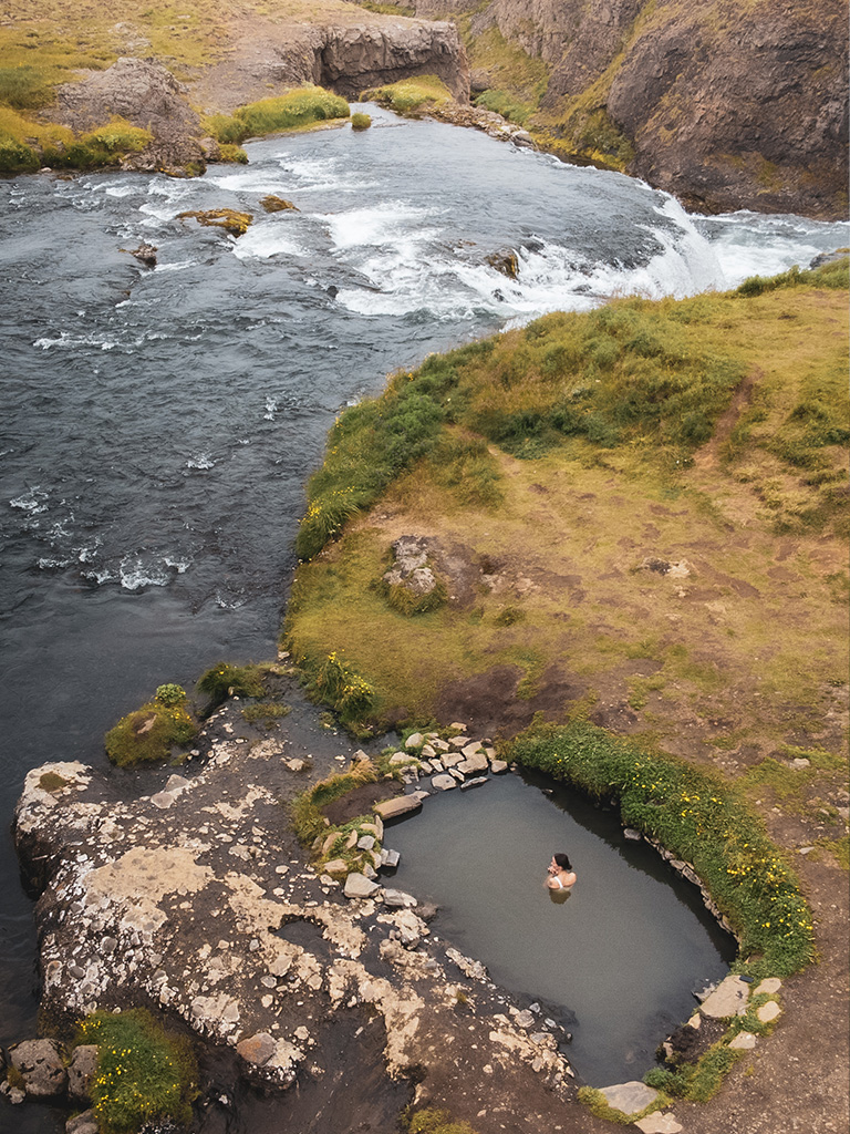 Hot spring en islande