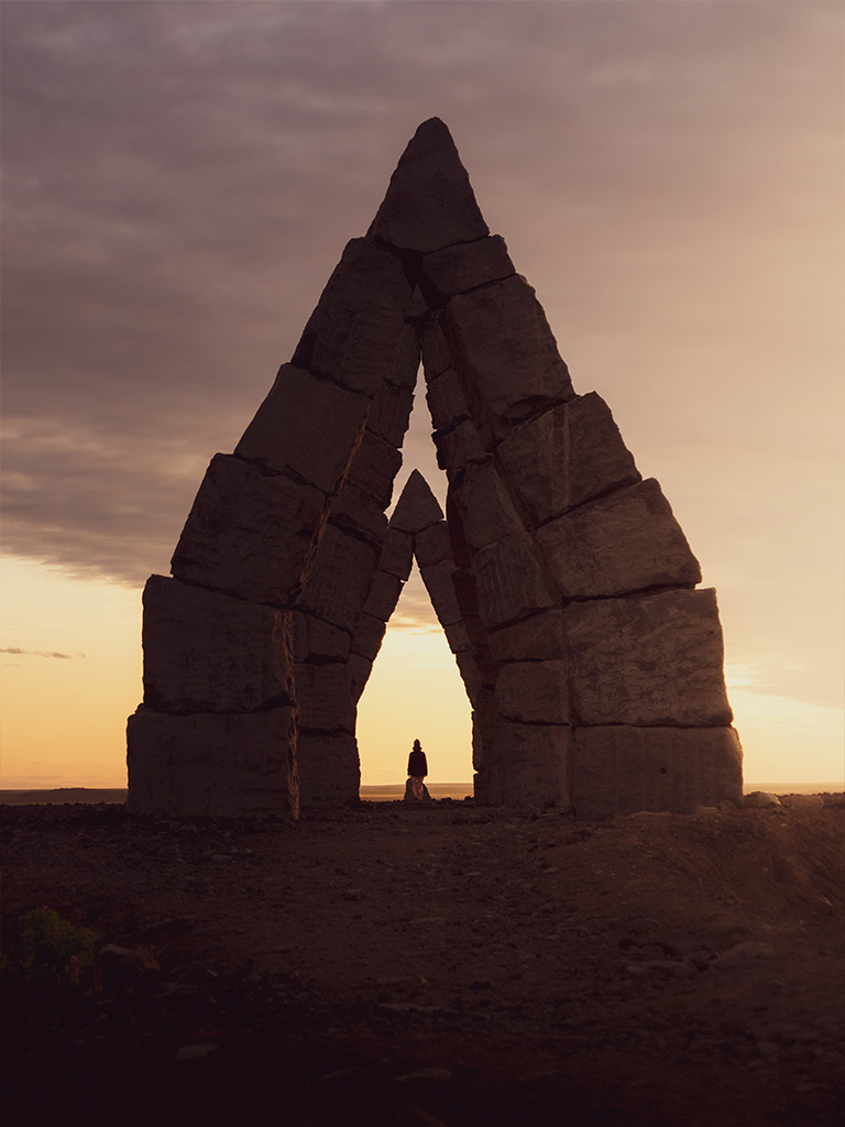 Artic henge est situé au nord du pays