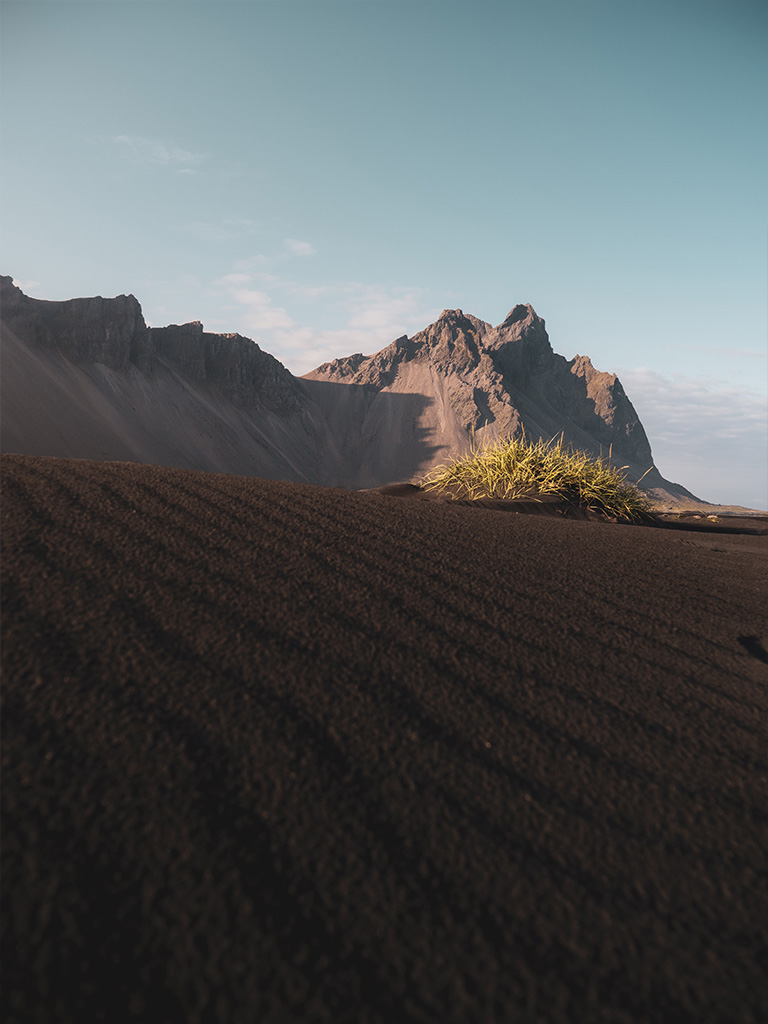 Coucher de soleil à Vestrahorn