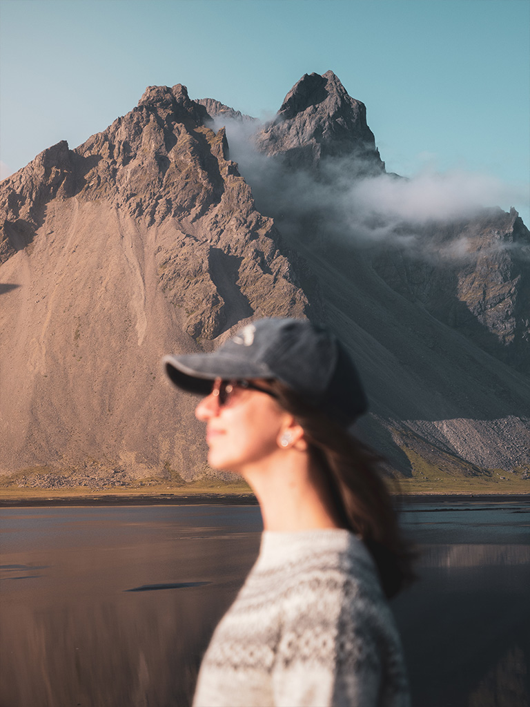 Coucher de soleil à Vestrahorn