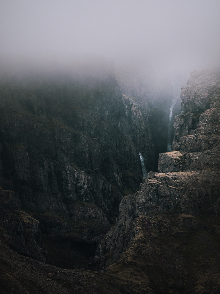 Cascade en Islande