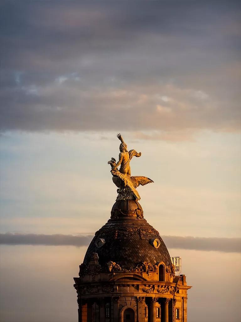 Vue depuis la terrasse de la Casa Batllo de Barcelone