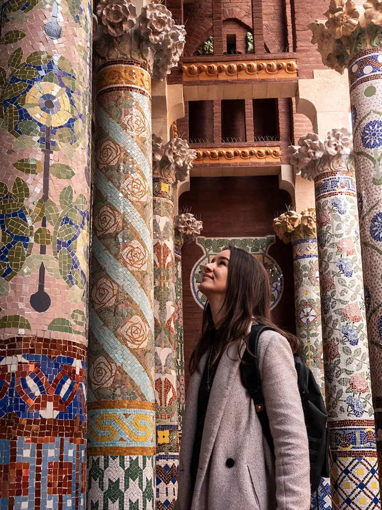 Le palais de la musique est l'une de nos visite préférée à Barcelone.