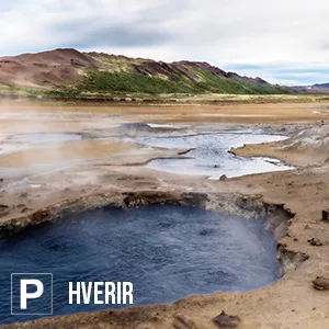 parking et péage en islande : Hverir