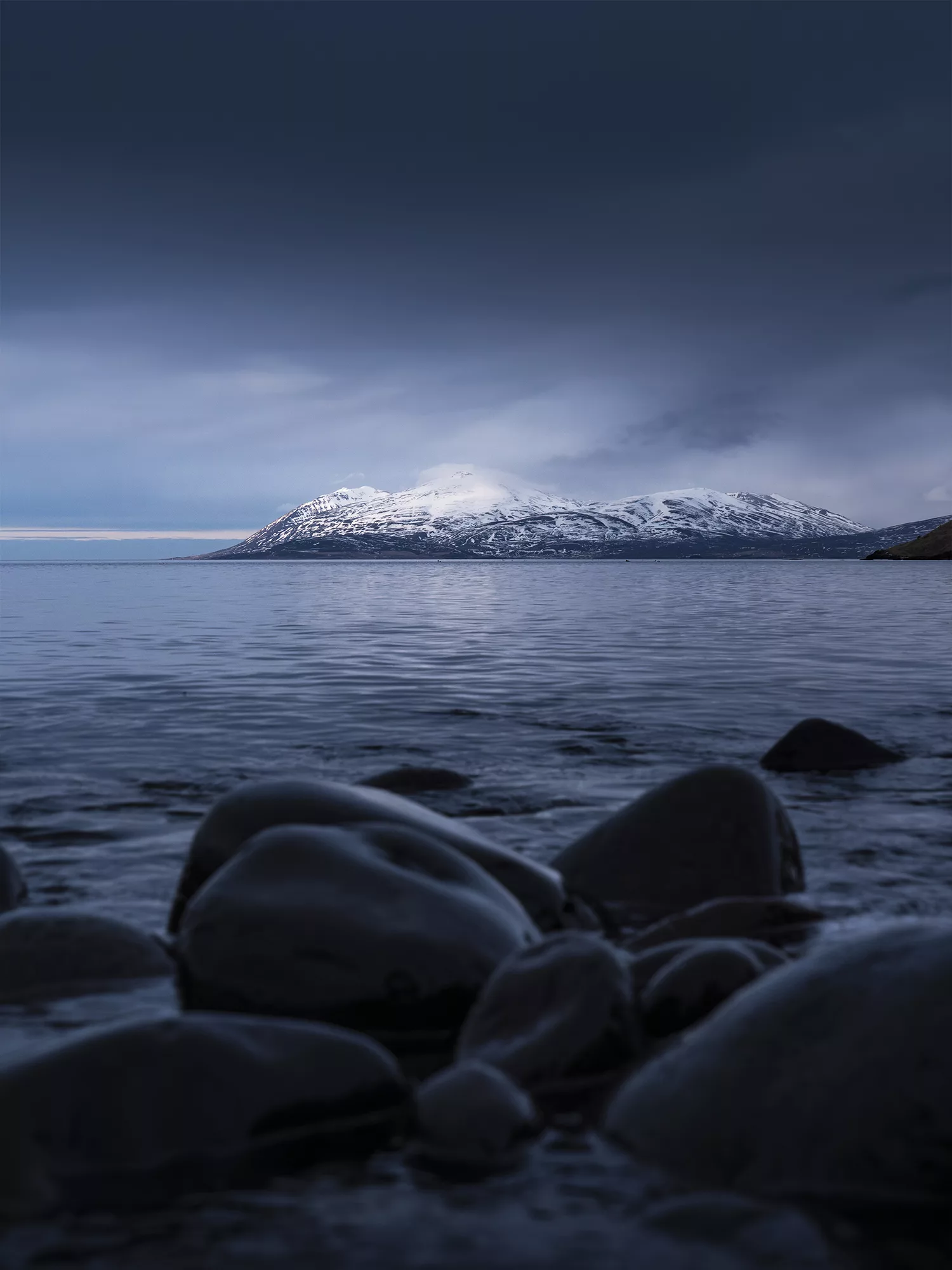 La vue sur le fjord Eyjafjörður depuis le Helgafell retreat center