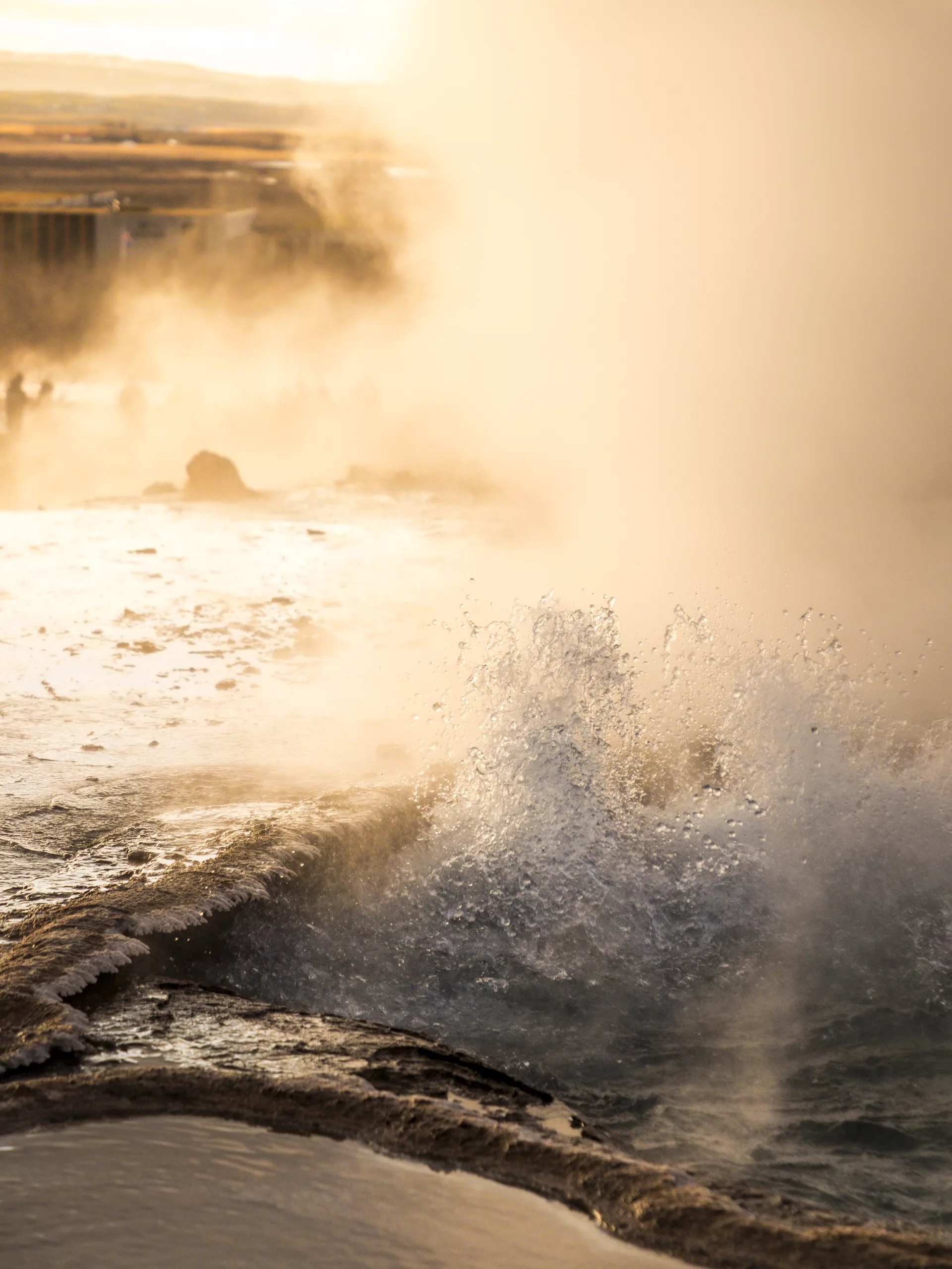 Les marmites de la zone géothermique de Geysir