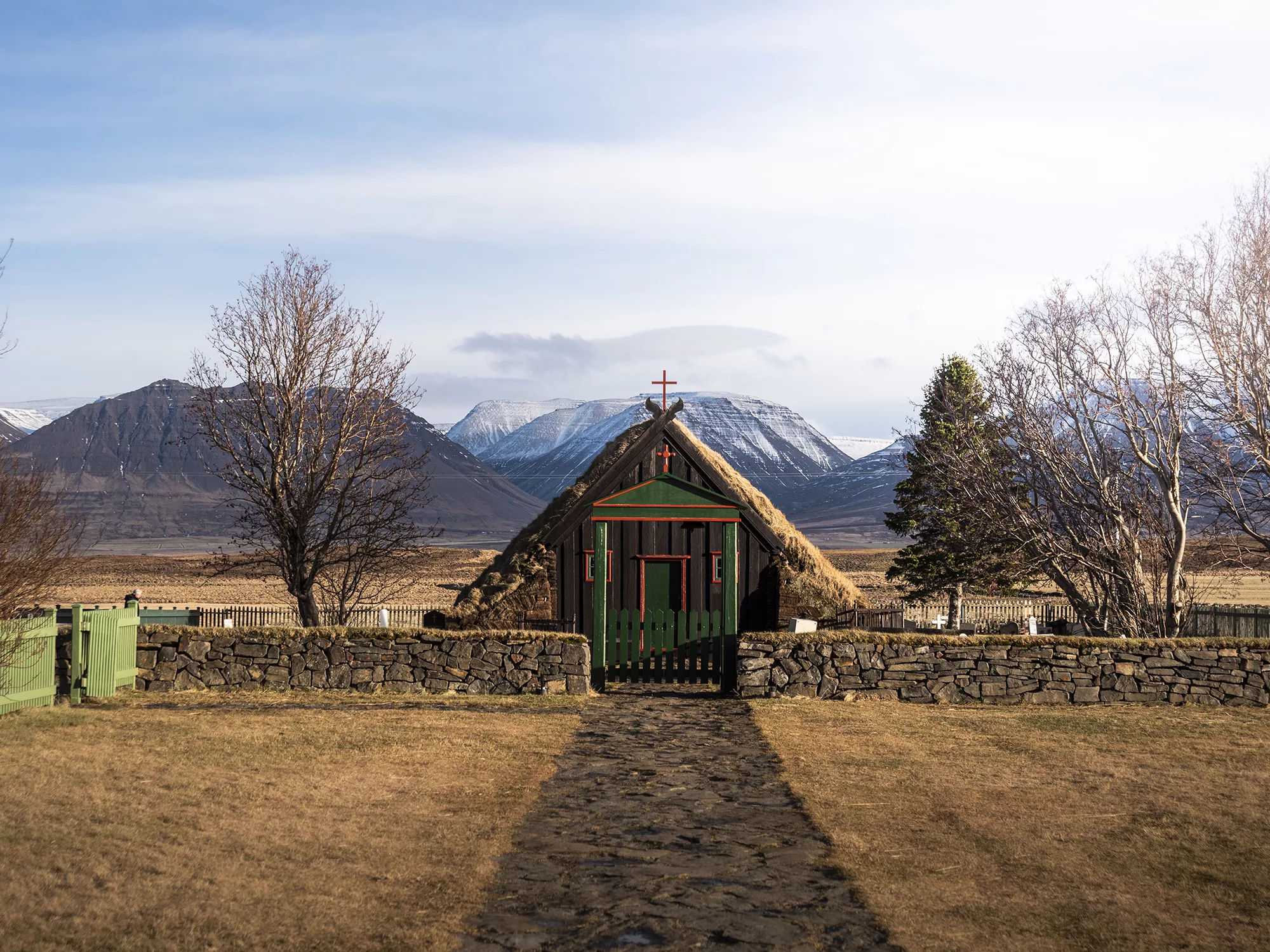 L'église Viđimýrarkirkja située dans le nord de l'islande