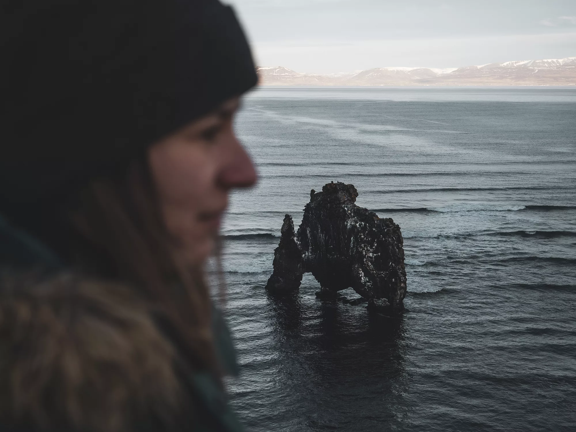 Hvitserkur le célèbre troll islandais